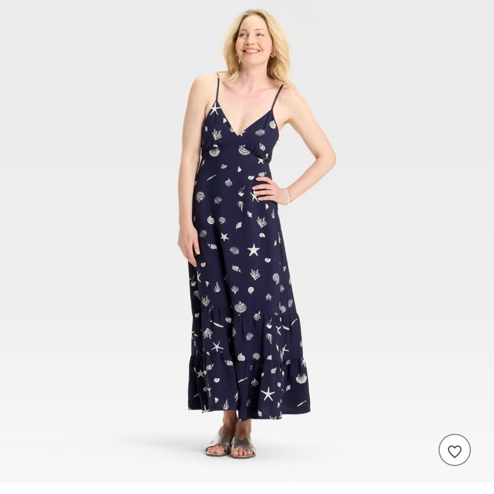 A new day open back maxi dress size XL NWT